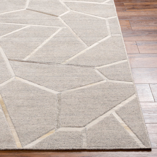 Eloquent Emerald Handcrafted Rug