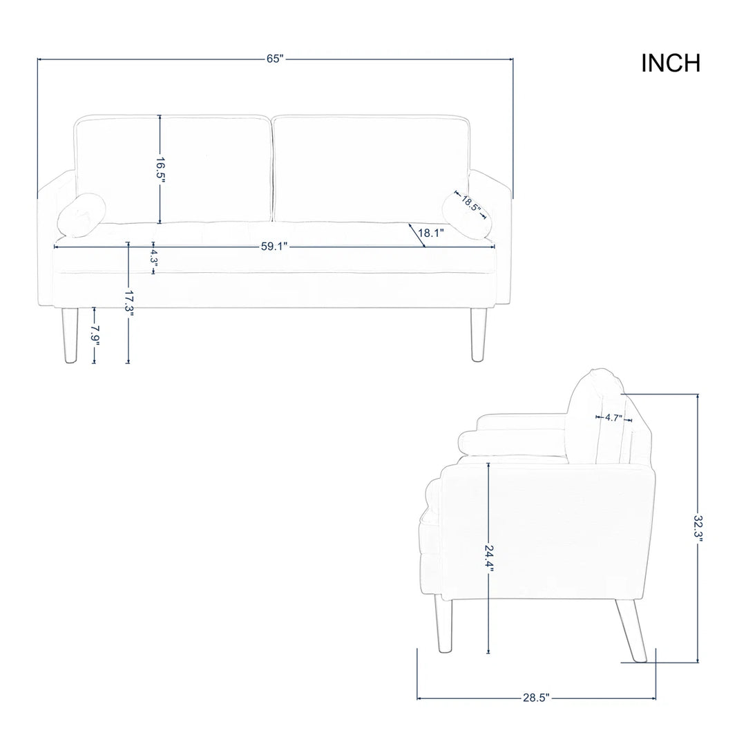 65 Inch Sofa