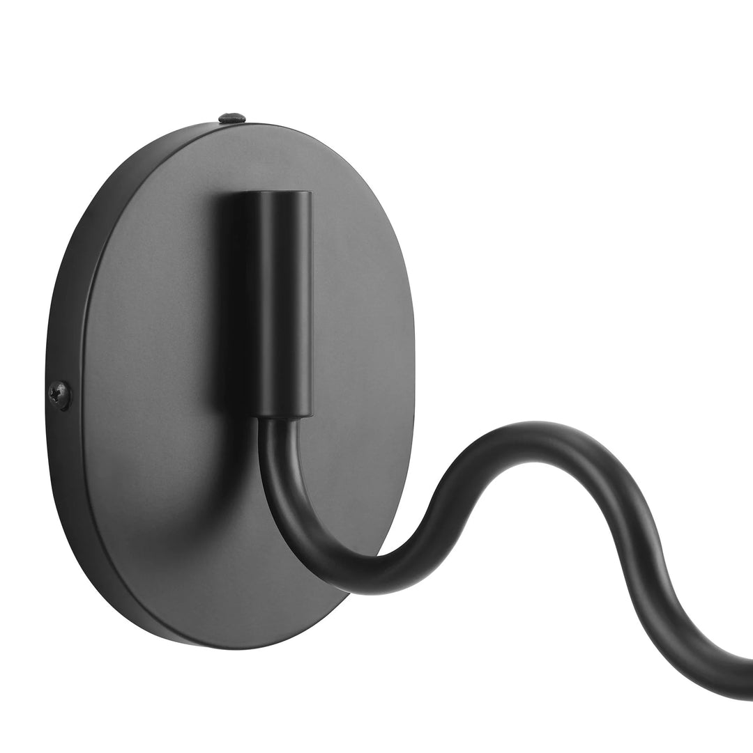 Wanda Squiggle Arm Wall Sconce - Black