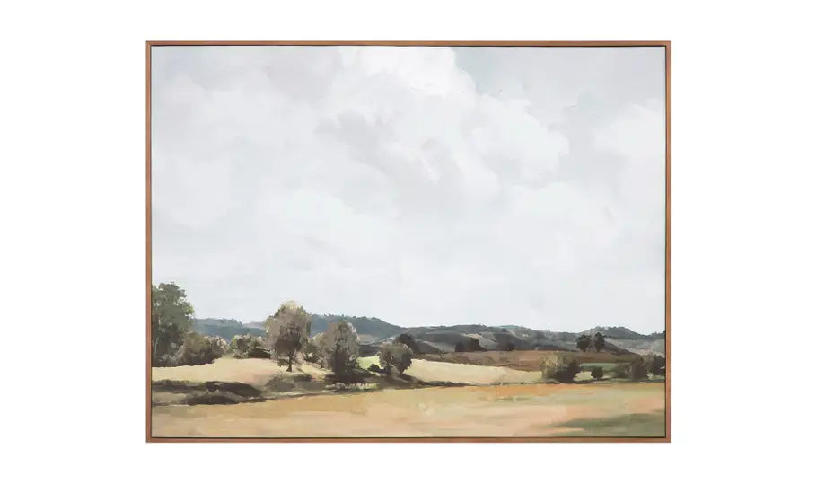 Open Land Framed Painting