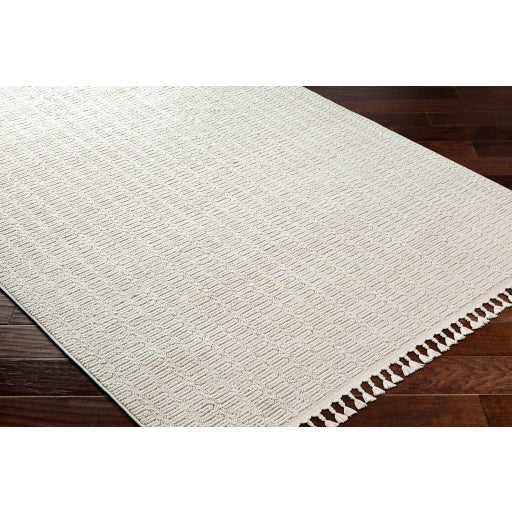 Finland Floral Motif Machine Woven Rug