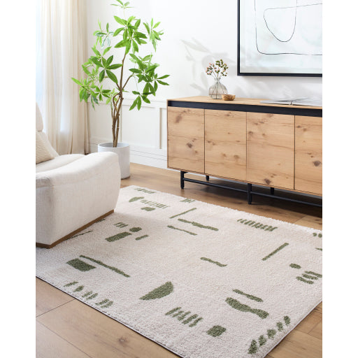 Fossay Shimmer Square Machine Woven Rug