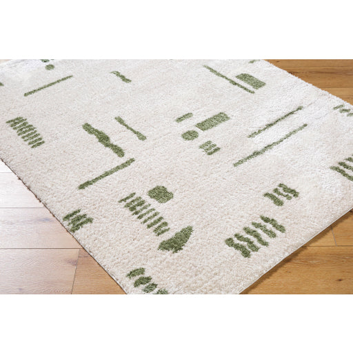 Fossay Shimmer Square Machine Woven Rug