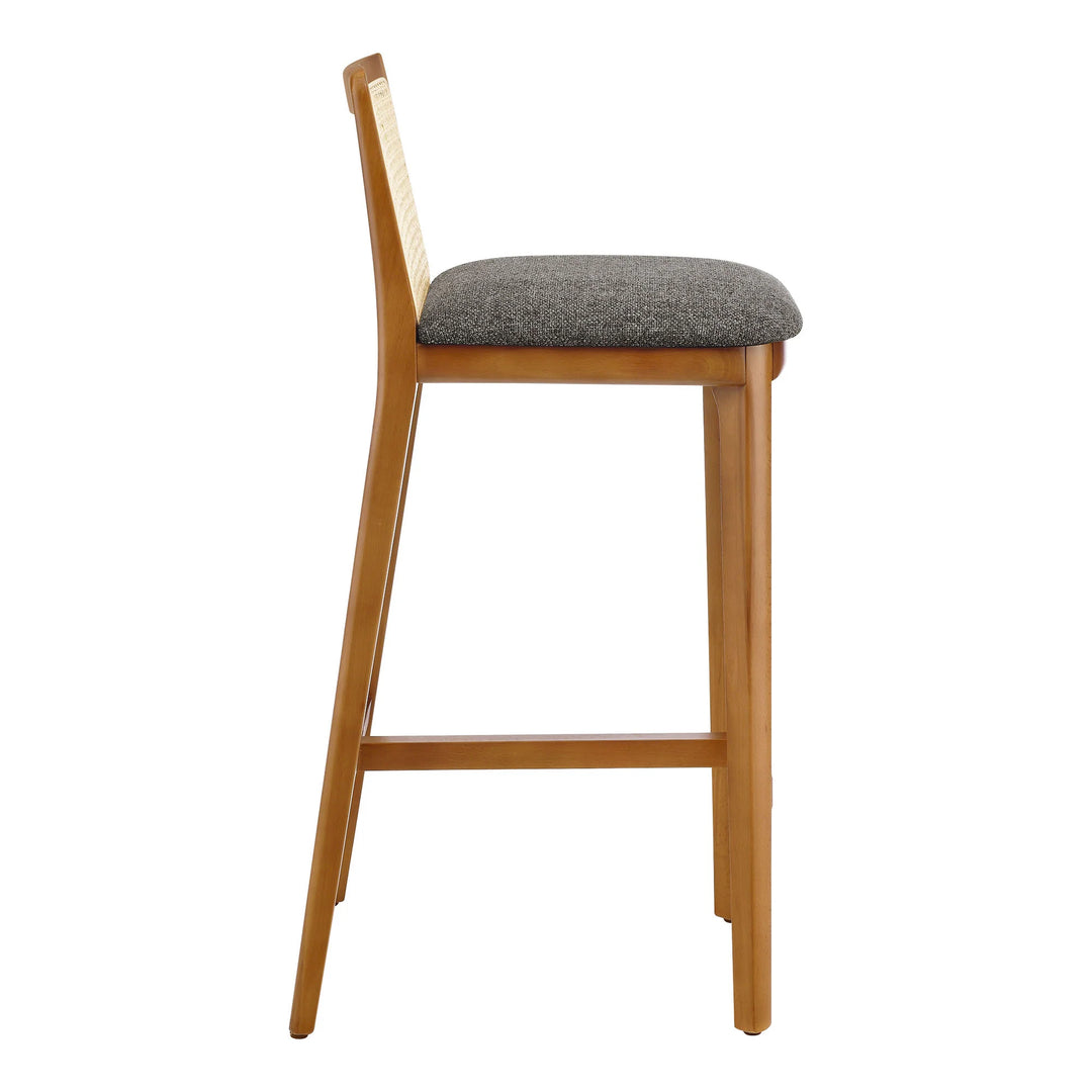 Cana Honey and Gray Bar Stool