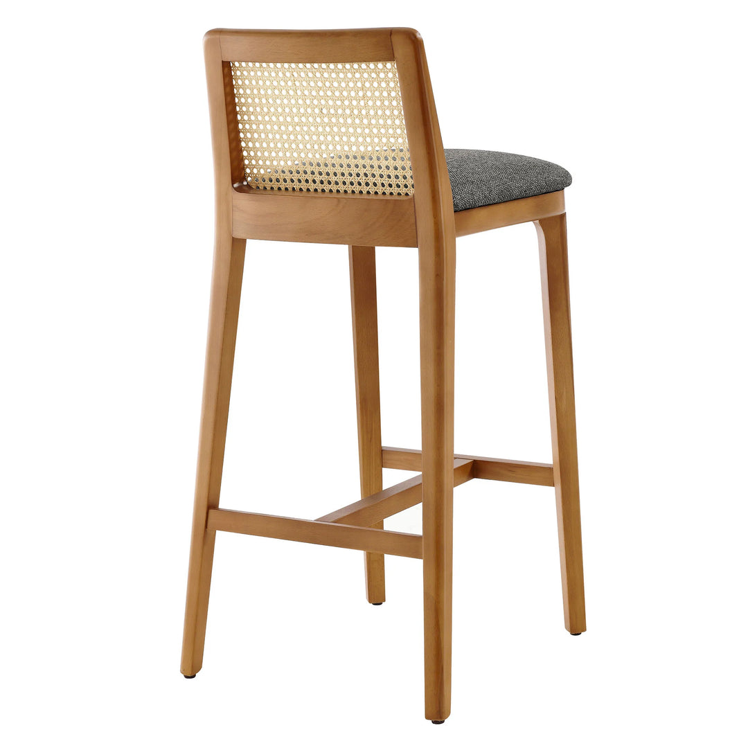 Cana Honey and Gray Bar Stool