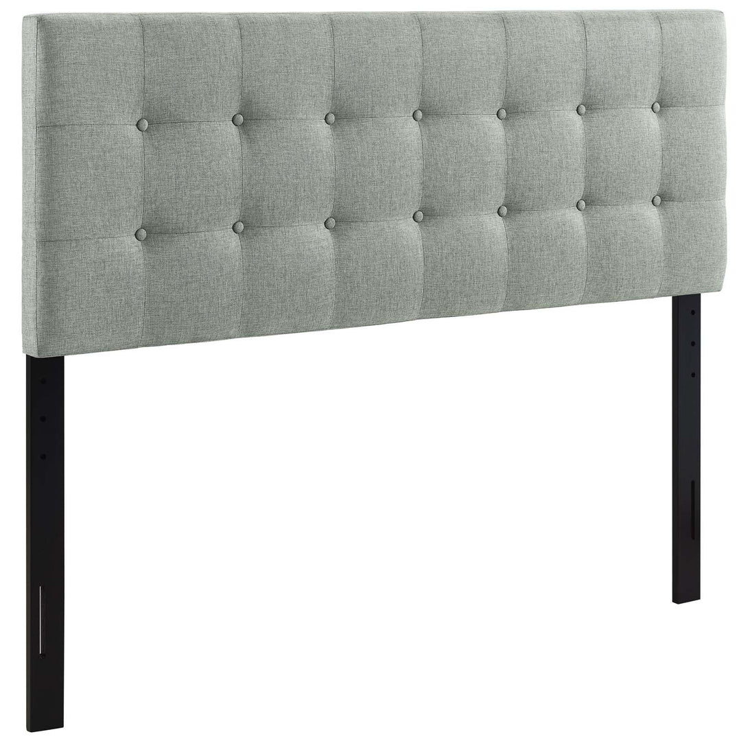 Yulum Upholstered Gray Headboard - Queen