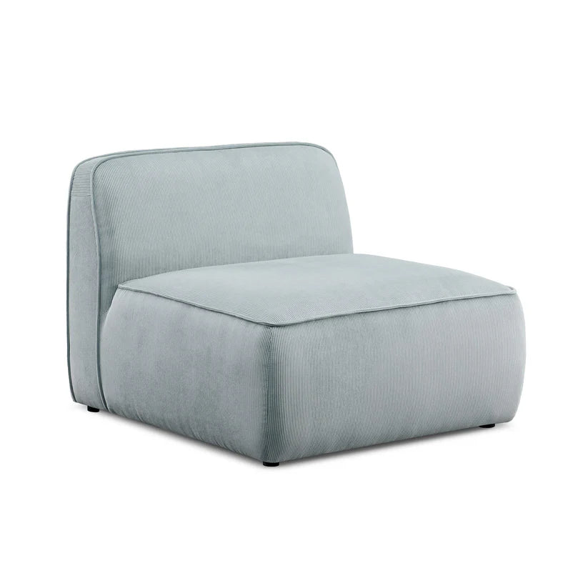 Travis Performance Corduroy Velvet Armless Chair