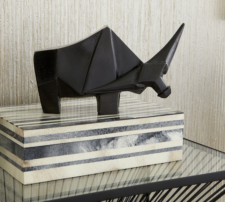 Saige Wood and Resin Decorative Box