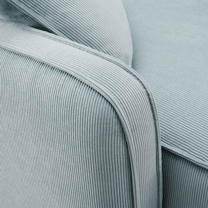 Travis Performance Corduroy Velvet Armless Chair