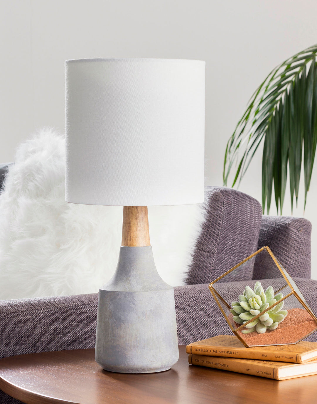 Kenri Gray Table Lamp