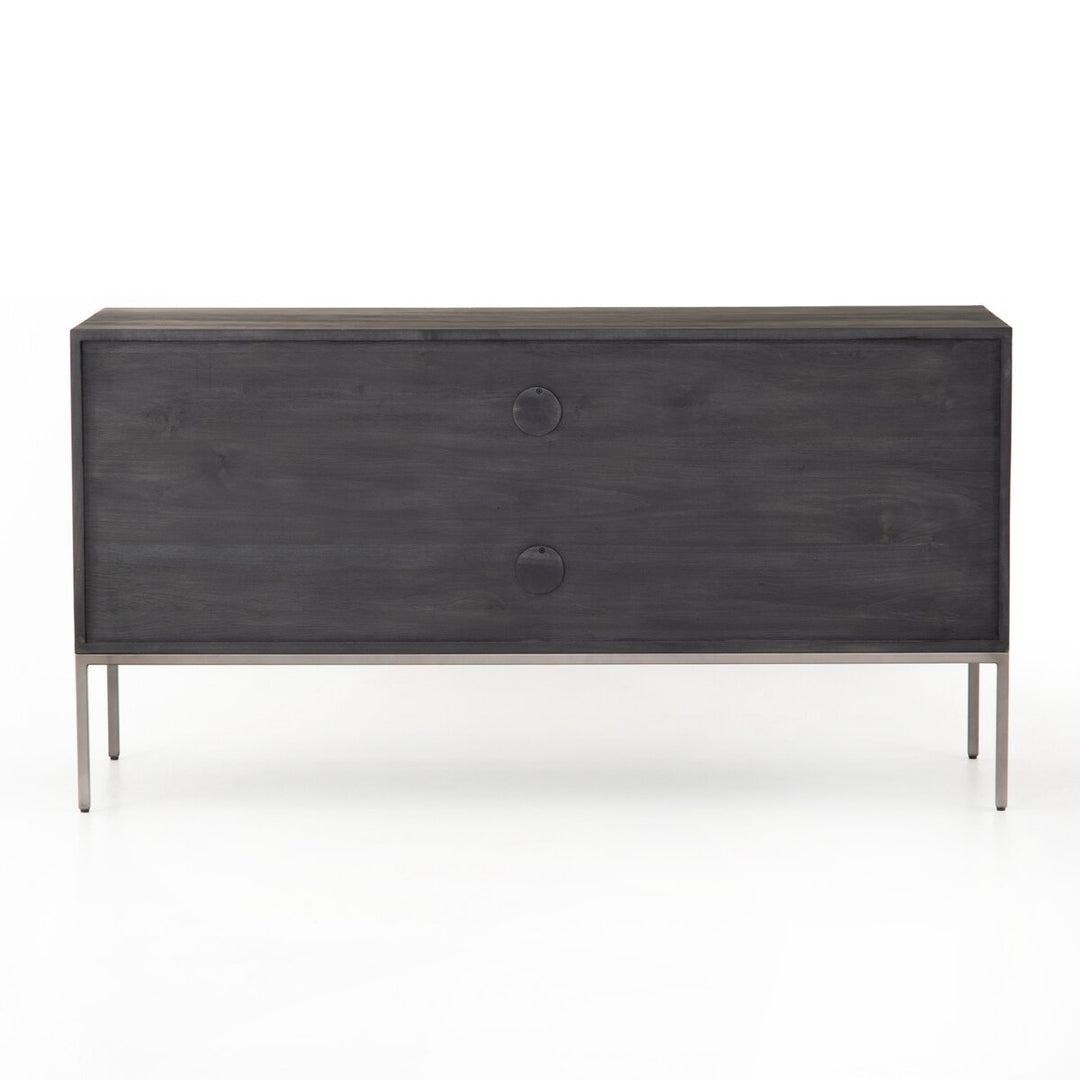 Trista Black Modular Filing Credenza