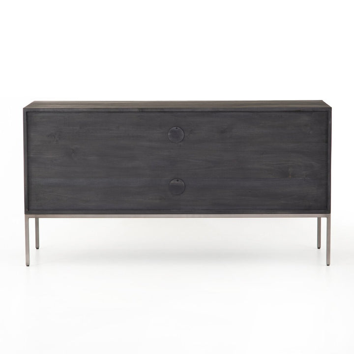 Trista Black Modular Filing Credenza