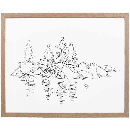 Modern Elegance Sachse HSE-001 21x17 Framed Art