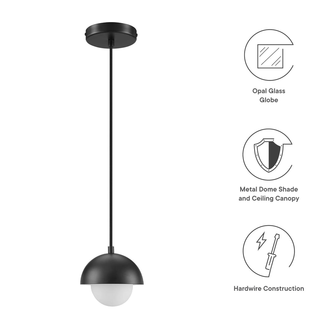 Echoe Globe Pendant Light - Black