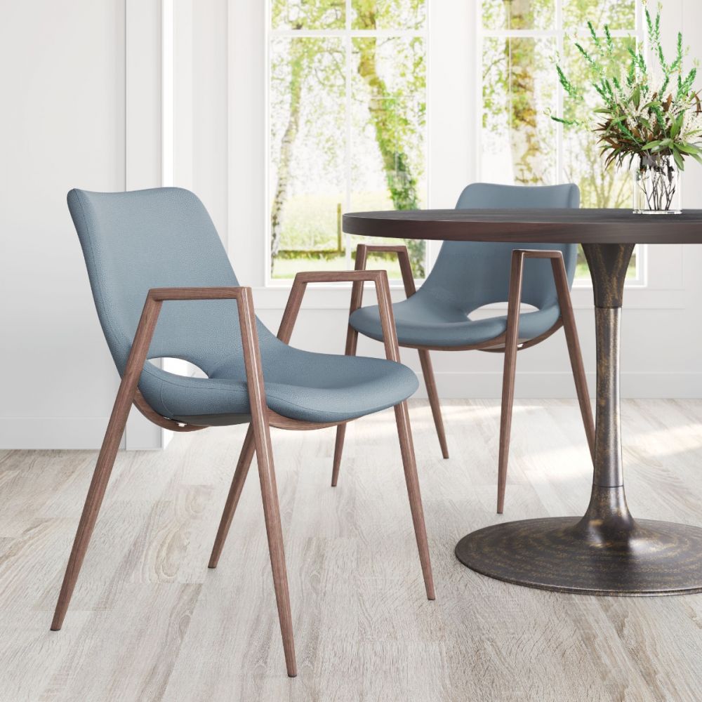 Leni Dining Chair Azure - Set of 2