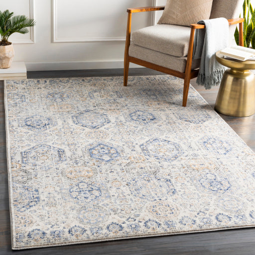 Indigo Iris Machine Woven Rug