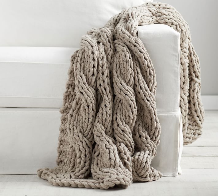 Colossal Handknit Throws