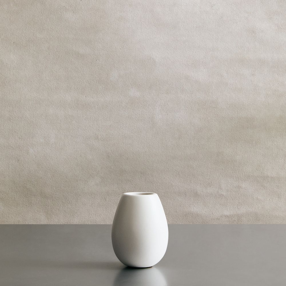 Pure White Matte Ceramic Vases - Mini