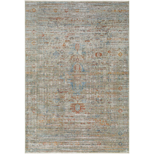 Isfahan Imperial Slate Machine Woven Rug