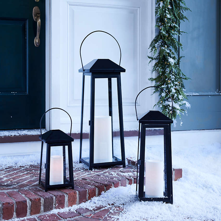 Petaluma Black Metal Lantern 28