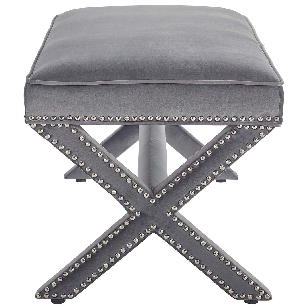 Virette Bench Gray