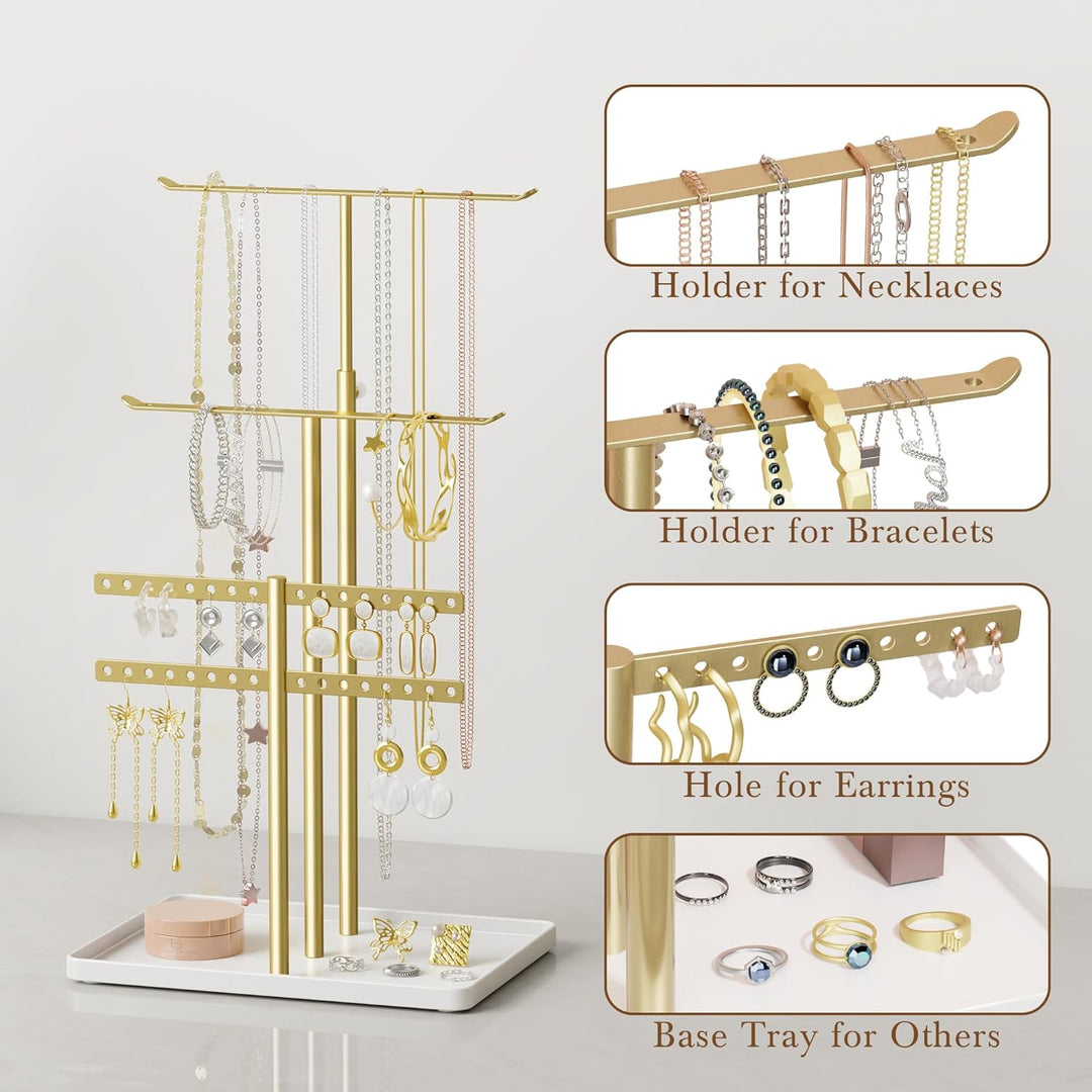 Susswiff Jewelry Holder Organizer Stand