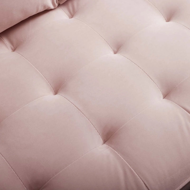 Alvour Performance Velvet Sofa - Pink