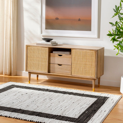 Jean Jovial Journey Handmade Runner Rug
