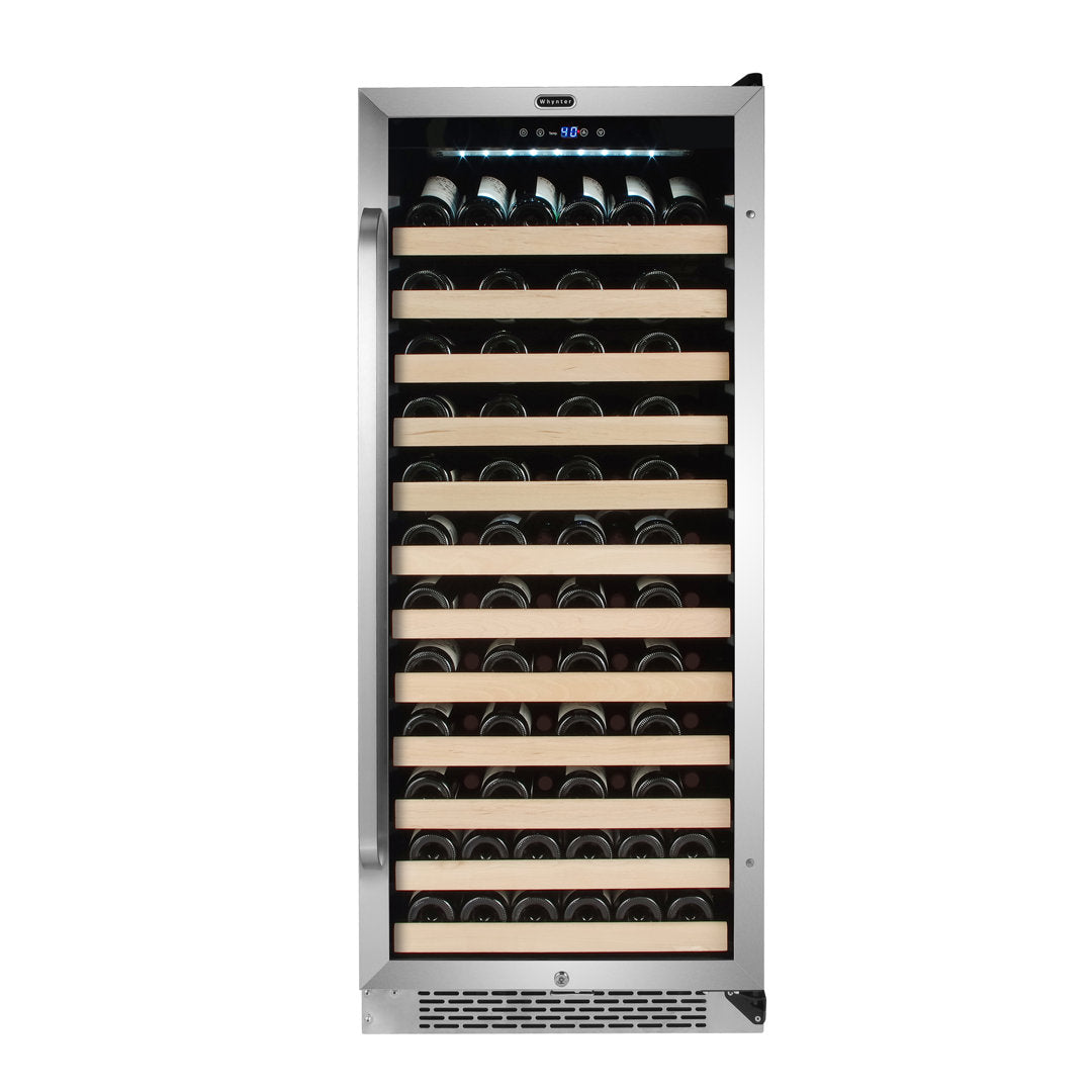 100 Bottle Single Zone Freestanding Wine Refrigerator Whynter