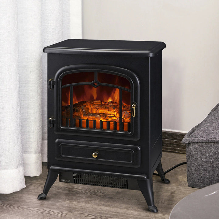 Manor Electric Fireplace Charlton Home® Finish: Black