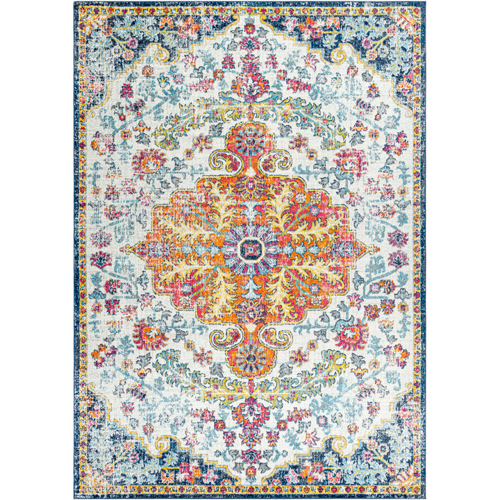 Hillsby Oriental Blue/Orange Area Rug Mistana™ Rug Size: Rectangle 9' x 12'6"