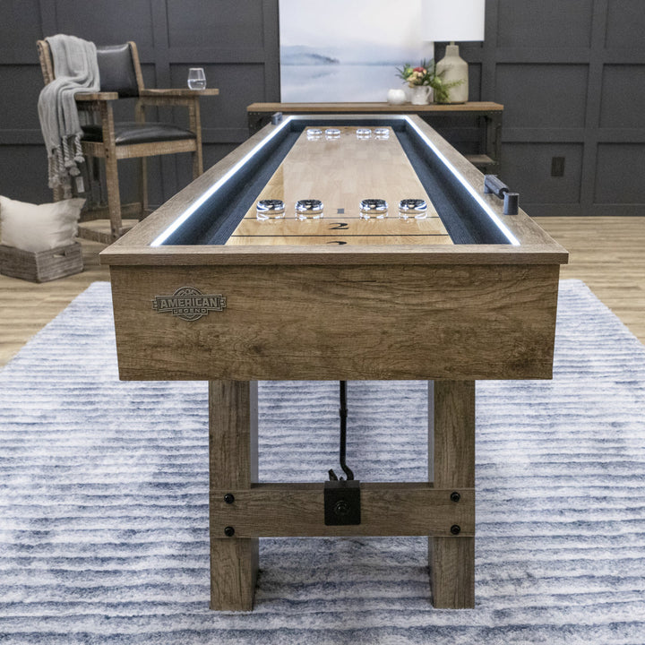 Brookdale American Legend LED 9' Shuffleboard Table American Legend