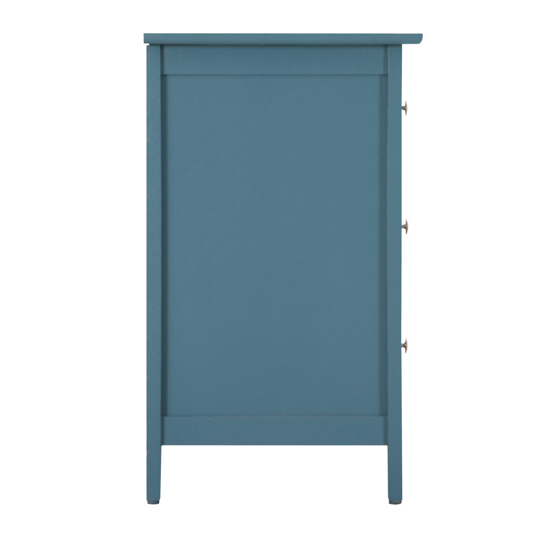 Emjay 3 - Drawer Nightstand Glory Furniture Color: Teal