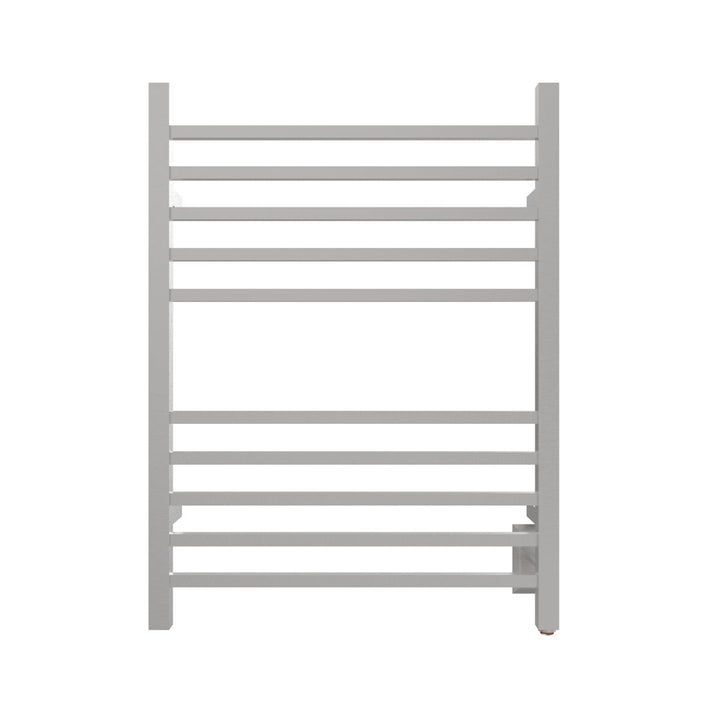 Radiant Square Wall Mounted Electric Towel Warmer Amba Finish: Brushed