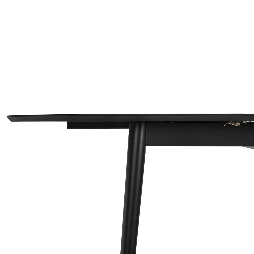 Kethe Extension Dining Table (63"-82.5") George Oliver Color: Black