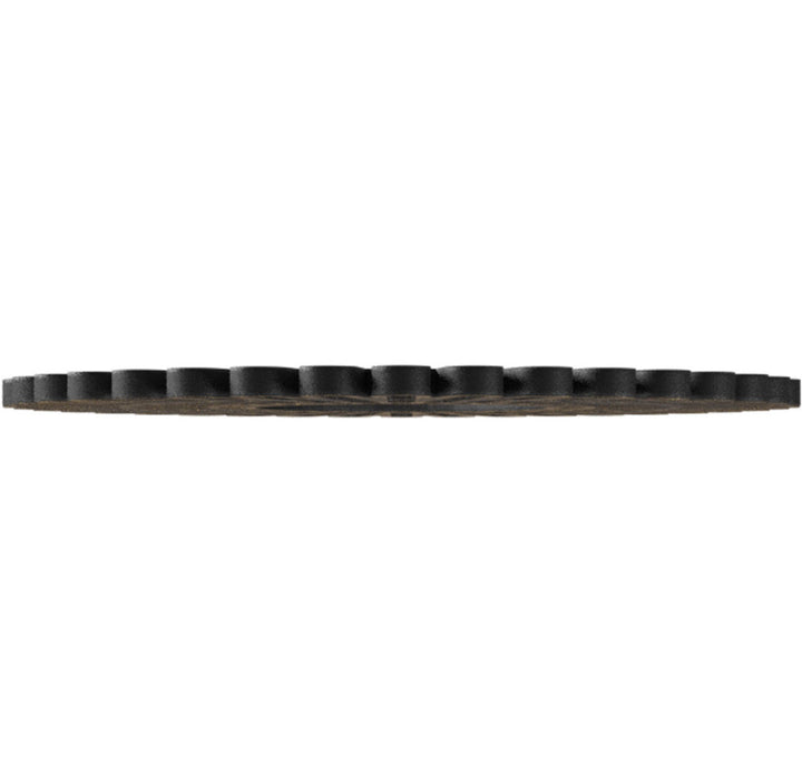 Cornelius Ceiling Medallion Ekena Millwork Color: Antiqued Brass Size: 32" H x 32" W x 1" D