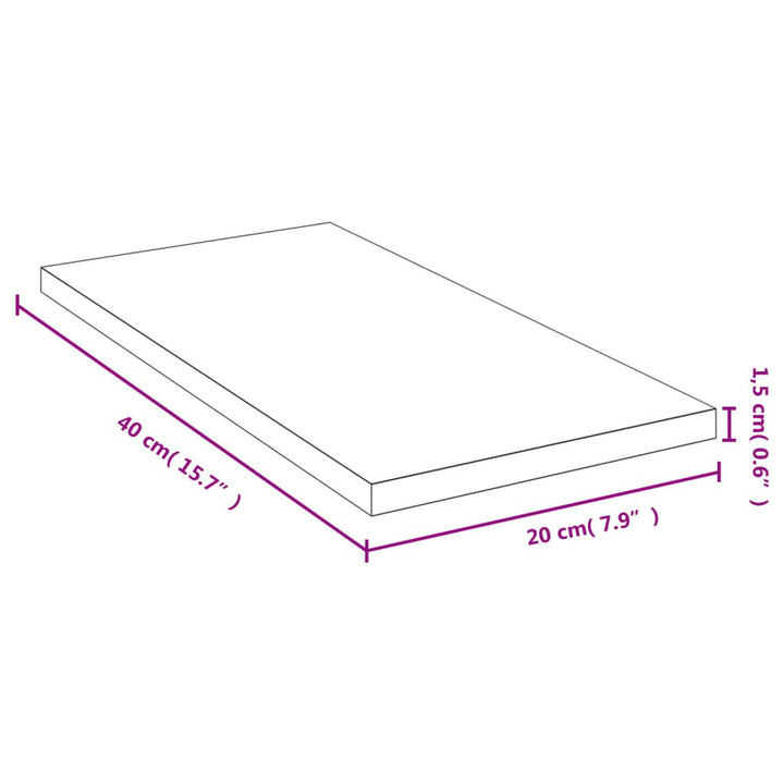 Himmelmann Floating Shelf Ebern Designs Size: 0.6" H x 15.7" W x 7.9" D Finish: Bamboo