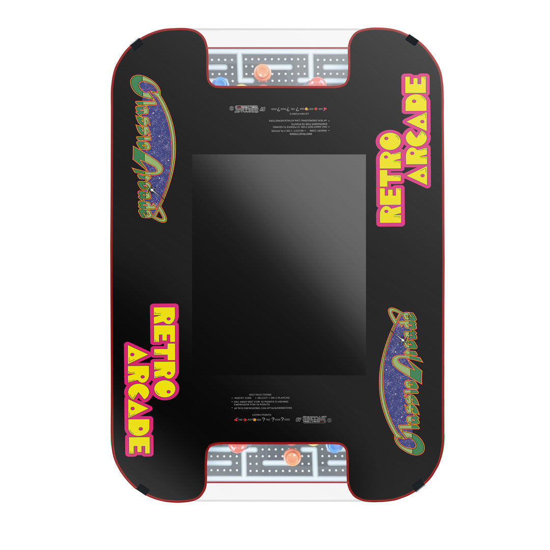 Cocktail Arcade Machine with 19" Monitor and 516 Retro Games - Fully Assembled - 5 Year Warranty Suncoast Arcade Color: Red