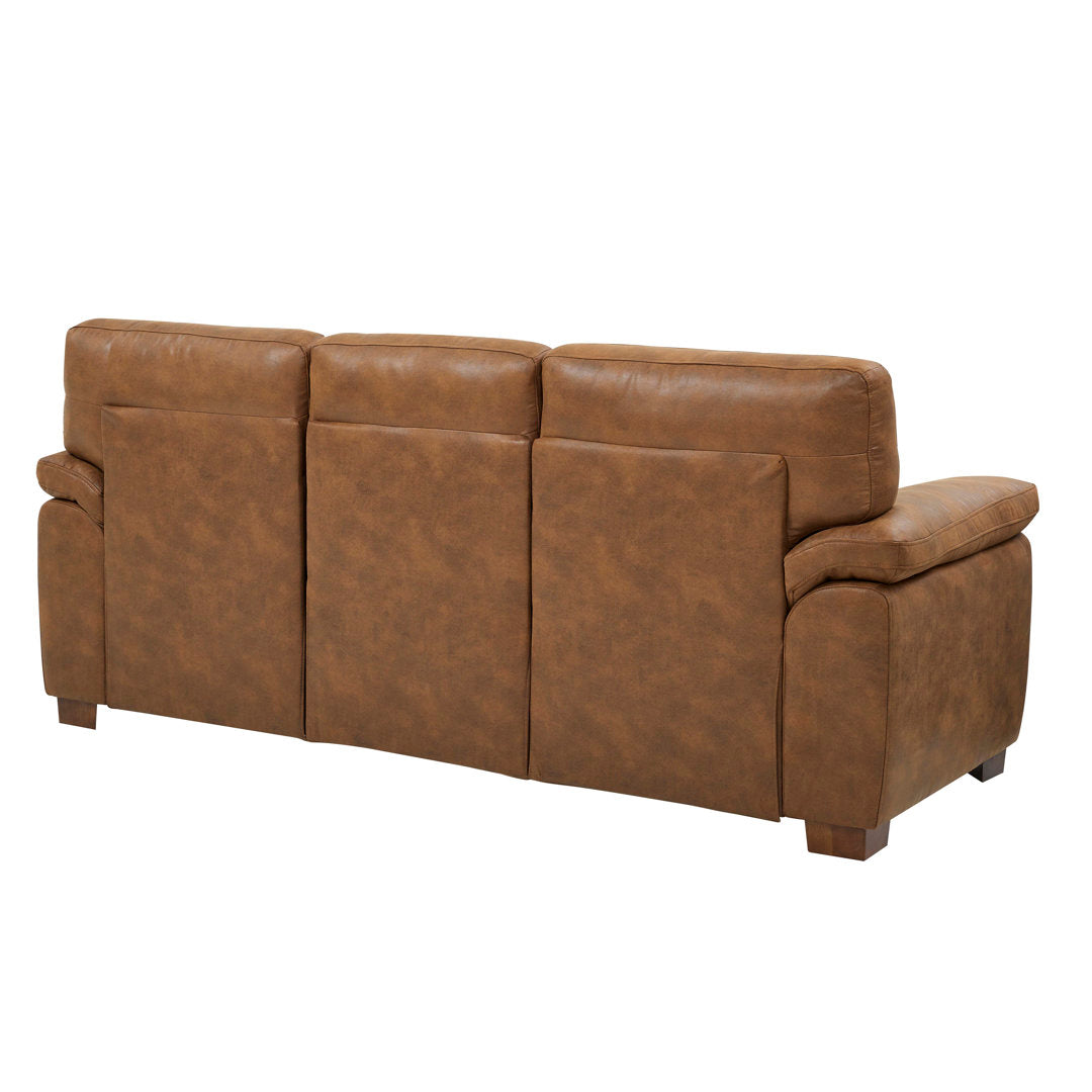 81'' Wide Rolled Arm Sofa Latitude Run® Upholstery Color: Light Brown