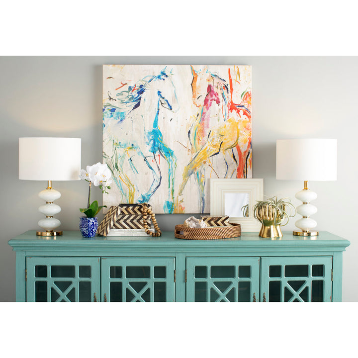 Ira TV Stand for TVs up to 65" Mistana™ Color: Bayberry Blue