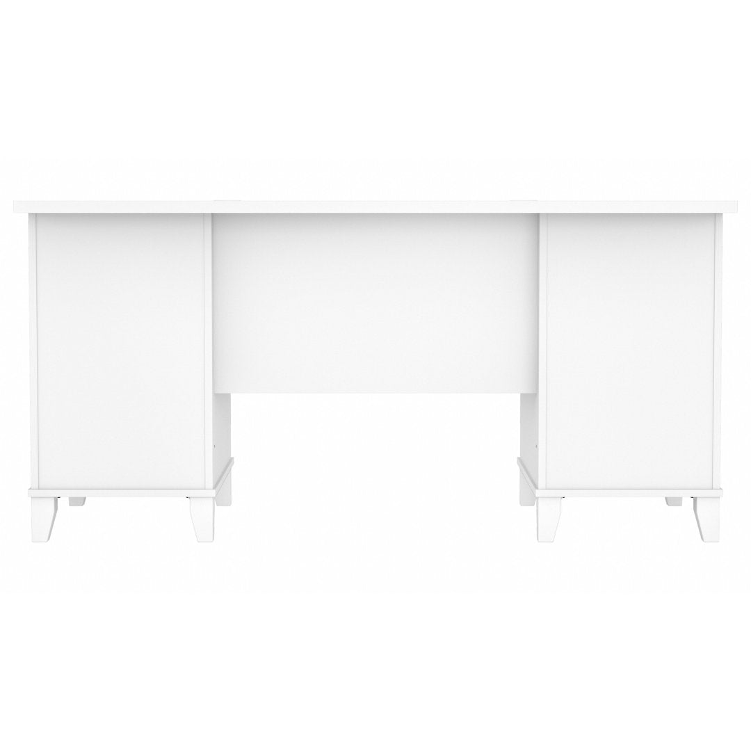 Magomed Executive Desk Gracie Oaks Color: White