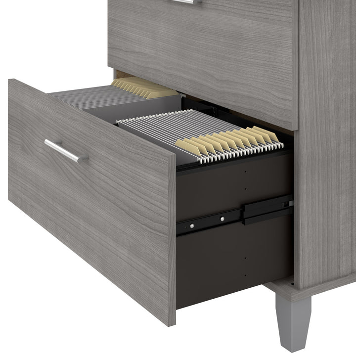 Magomed 2-Drawer Lateral Filing Cabinet Gracie Oaks Color: Platinum Gray