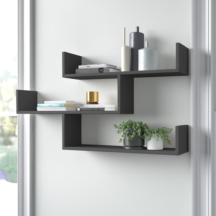 Ramage 3 Piece Accent Shelf Mercury Row® Finish: Anthracite