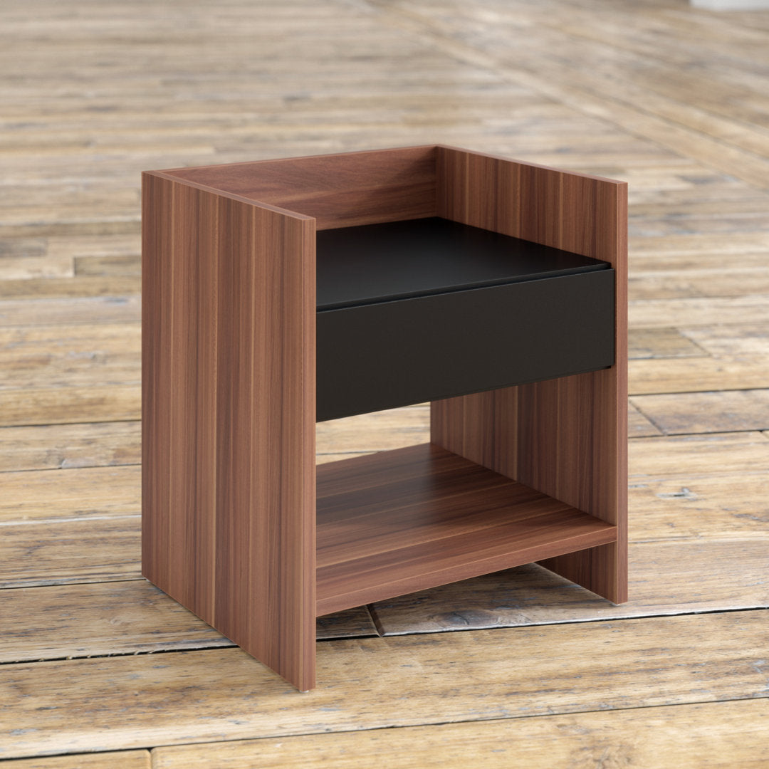 Yessenia 1 Drawer Nightstand Grovelane