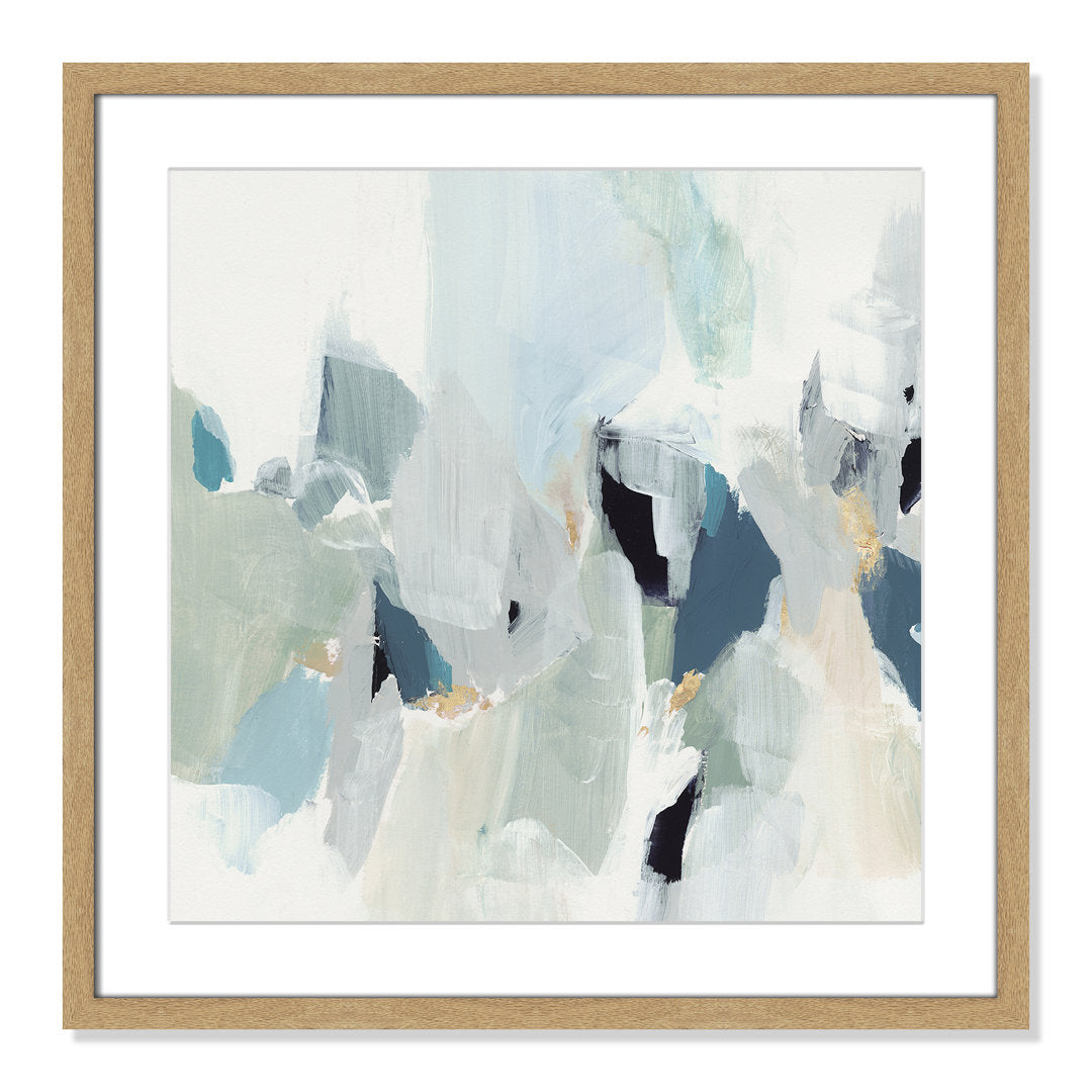 Little Talks II by Isabelle Z - Picture Frame Print on Canvas Casa Fine Arts Size: 23.5" H x 23.5" W x 1.25" D Format: Natural Picture Framed Paper