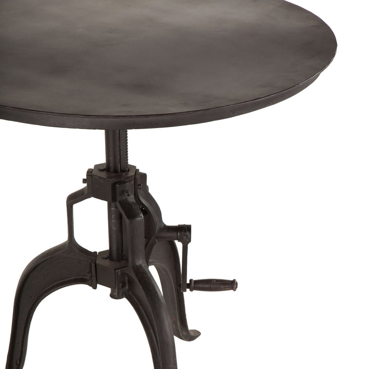 Hackett Adjustable Metal End Table Williston Forge