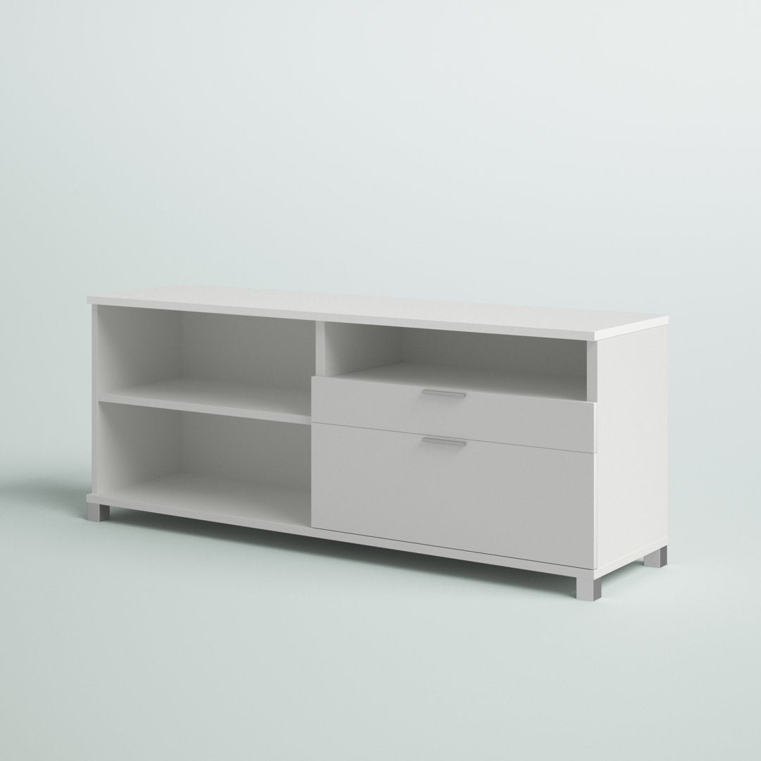Idael 2 - 72W Credenza with 2 Drawers Ivy Bronx Finish: White