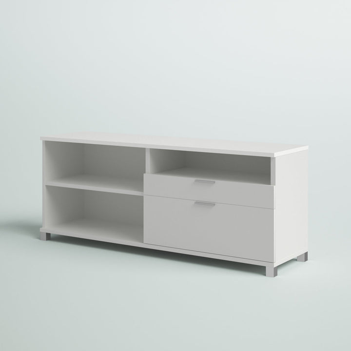 Idael 2 - 72W Credenza with 2 Drawers Ivy Bronx Finish: White