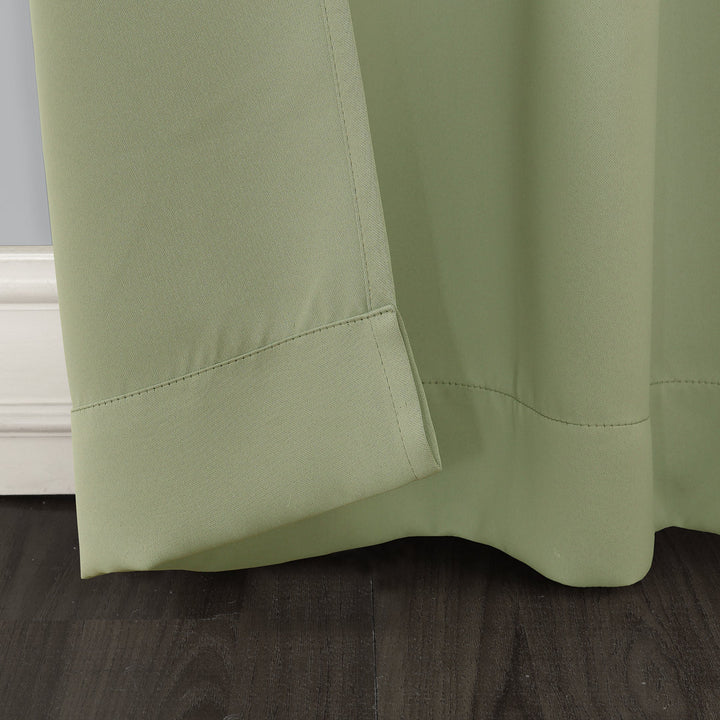 Wayfair Basics Thermal Blackout Grommet Sliding Patio Door Curtain Panel Wayfair Basics® Curtain Color: Sage Green