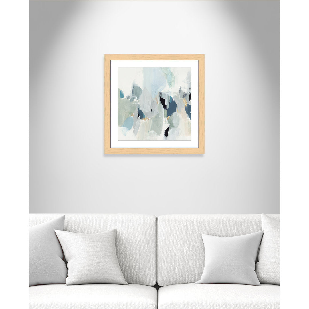 Little Talks II by Isabelle Z - Picture Frame Print on Canvas Casa Fine Arts Size: 25" H x 25" W x 1.25" D Format: Natural Picture Framed Paper